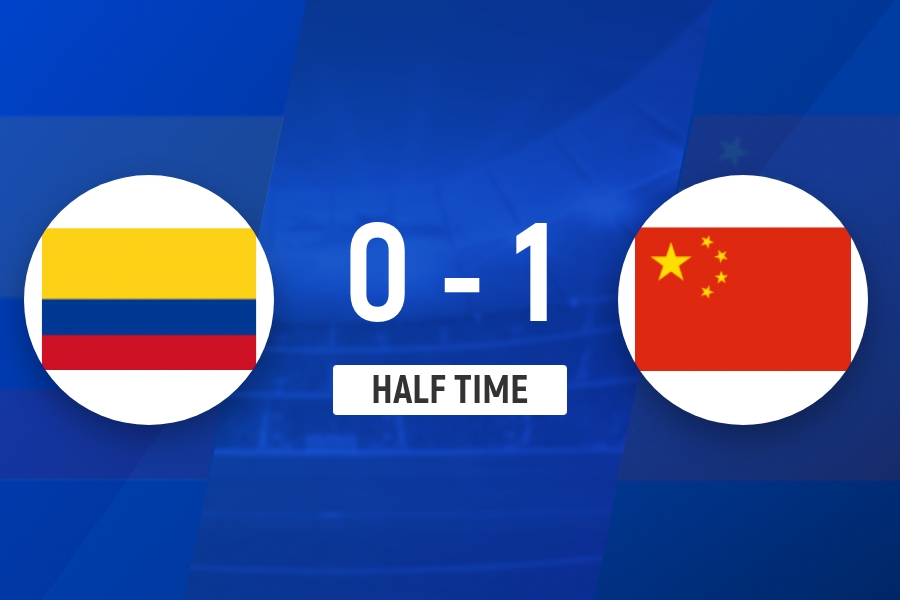 爱游戏体育-半场-U19国足1-0哥伦比亚U19 刘佳乐36秒闪击依合散扑点+精彩扑救
